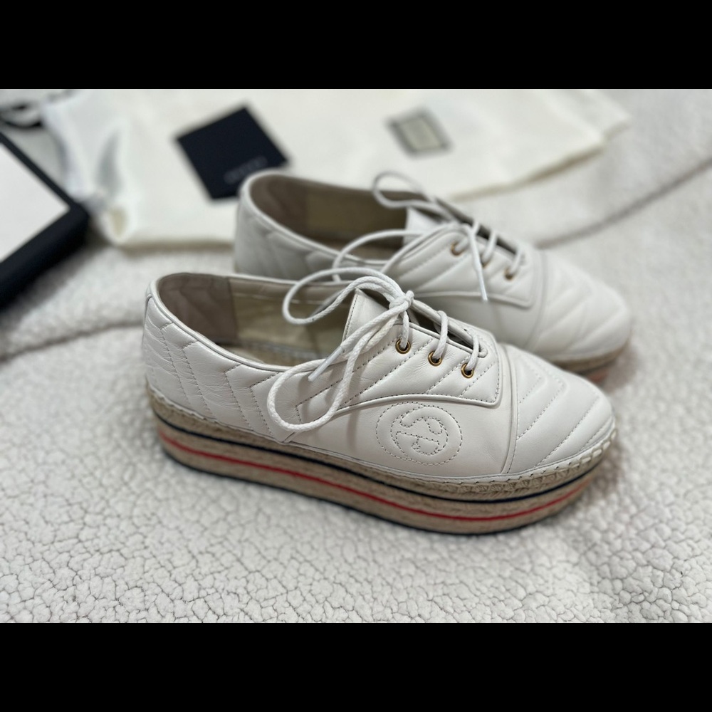 Gucci platforms spadrilles